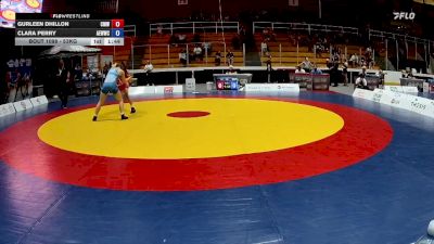 53kg Semifinal - Gurleen Dhillon, Canadian Mal Wrestling vs Clara Perry, Alberta Elite Women`s Wrestling Club