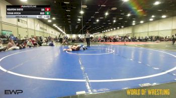 102 lbs 3rd Place - Keaton Dietz, LWA 12U vs Titus Pitch, Washington 12U