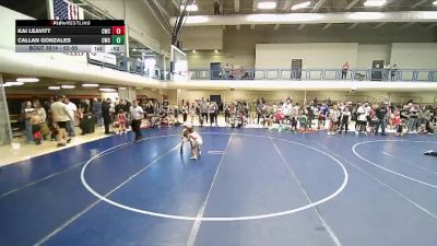 52-55 lbs Round 2 - Callan Gonzales, Champions Wrestling Club vs Kai Leavitt, Champions Wrestling Club