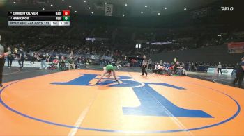4A Boys 113 lbs 5th Place Match - Emmett Oliver, Madras Boys vs Hank Roy, Pendleton Boys