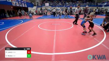 43 lbs Round Of 16 - Rhett Lewis, Dark Cloud Wrestling Club vs Oliver Moten, Claremore Wrestling Club
