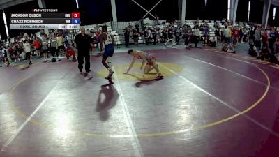 126 lbs Cons. Round 4 - Jackson Olson, Hononegah Wrestling Club vs Chazz Robinson, Victory Elite Wrestling