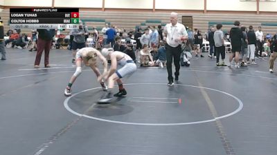 80 lbs Round 1 (8 Team) - Logan Yuhas, The Outsiders vs Colton Hobbs, Kraken