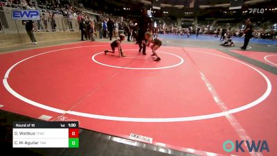 55 lbs Round Of 16 - Oakley Waitkus, Team Tulsa Wrestling Club vs Carsyn Martinez-Aguilar, Terminator Wrestling Academy