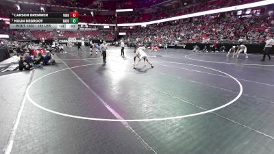 165 lbs 3rd Place Match - Kolin DeGroot, Kaukauna vs Carson Bremmer, Verona