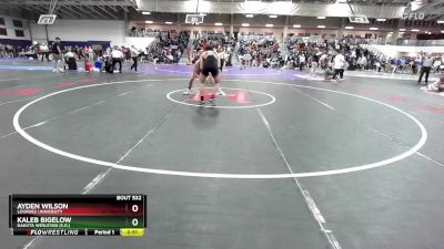 174 lbs Cons. Round 2 - Kaleb Bigelow, Dakota Wesleyan (S.D.) vs Ayden Wilson, Lourdes University