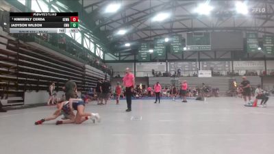 89-94 lbs Cons. Semi - Kimberly Cerda, Kewanee vs Jadyson Wilson, Contenders Wrestling Academy