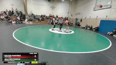 132A Cons. Semi - Brayden Pangus, Natrona County vs Kolton Martinez, Wind River