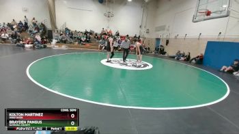 132A Cons. Semi - Brayden Pangus, Natrona County vs Kolton Martinez, Wind River