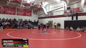 JV-16 lbs Round 1 - Aspyn Phillips, Prairie, Cedar Rapids vs Asiya Hussein, Linn-Mar