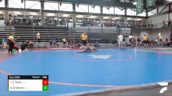 187-207 lbs Quarterfinal - Chase Hicks, Republic West vs Hunter Crabtree, Bomber Wrestling Club