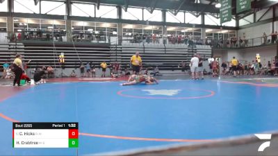 187-207 lbs Quarterfinal - Chase Hicks, Republic West vs Hunter Crabtree, Bomber Wrestling Club