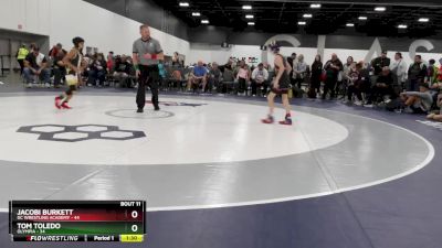 65 lbs Round 4 (6 Team) - Tom Toledo, Olympia vs Jacobi Burkett, DC Wrestling Academy