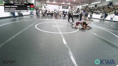 73 lbs Rr Rnd 5 - Kenzie Lemings, Eufaula Ironheads Wrestling Club vs Ross Lindsey, Tahlequah Wrestling Club