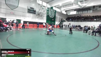 144 lbs Quarterfinal - Addiel Orozco, Palm Desert vs Brent Cannon, Serrano