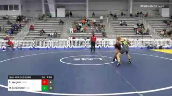 120 lbs Prelims - Bo Wagner, Fight Barn Wrestling Club vs Mason McLendon, Nighthawks