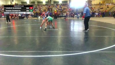 95 lbs Quarterfinal - Charlie Silberman, Grindhouse vs Mason Toungette, Williamson Co Wrestling Club