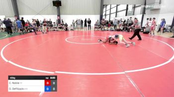 40 kg Rr Rnd 1 - Caleb Noble, Team Puma vs David Defilippis, A.T. Elite