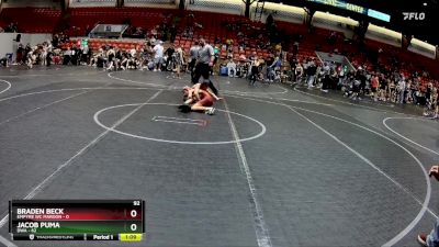 92 lbs Round 4 (8 Team) - Jacob Puma, DWA vs Braden Beck, Empyre WC Maroon