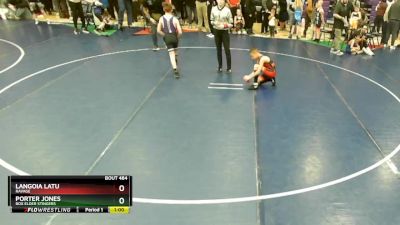 80 lbs Quarterfinal - Langoia Latu, Ravage vs Porter Jones, Box Elder Stingers