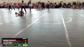 72 lbs Round 3 (6 Team) - Vincent Weingart, Donahue WA vs TJ Markijohn, Rambler WC