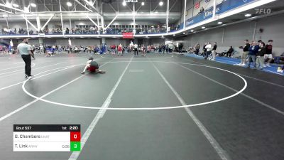 125 lbs Consi Of 16 #2 - Gunner Chambers, Unattached-George Mason vs Tommy Link, Army Prep