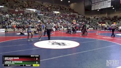 5A 140 lbs Quarterfinal - Jer`Leah Davis, Sylvan Hills vs Leigha Gatewood, Mountain Home