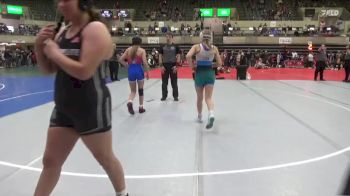 115 lbs Cons. Semi - Karsidee Zuck, Jesup Mat Club vs Paisley Johnson, North East Iowa Wrestling Club