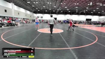 115 lbs Cons. Round 1 - Ava Goodwin, Jefferson vs Jaidyn Pohlsander, Central (Springfield)