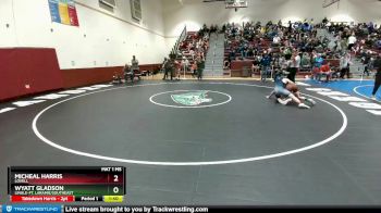 145 lbs Champ. Round 1 - Micheal Harris, Lovell vs Wyatt Gladson, Lingle-Ft. Laramie/Southeast