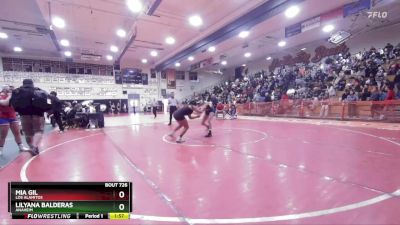 125 lbs Quarterfinal - Lilyana Balderas, Anaheim vs Mia Gil, Los Alamitos