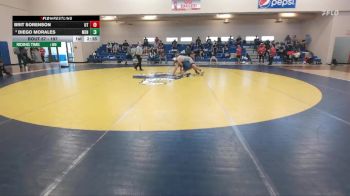 197 lbs Champ. Round 1 - Brit Sorenson, UT Tech vs Diego Morales, Menlo
