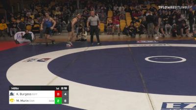 149 lbs Rr Rnd 1 - Kaleb Burgess, Buffalo vs Max Murin, Iowa