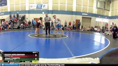 Semis (4 Team) - Mason Heidleberger, Roncalli vs Jonah Cassetty, Center Grove