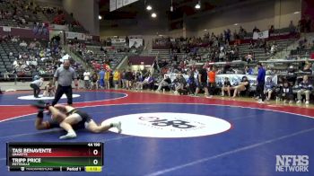 4A 190 lbs Semifinal - Tripp Price, Pottsville vs Tasi Benavente, Gravette