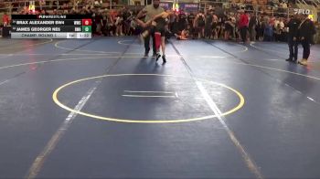 100 lbs Champ. Round 1 - James Georger NE5, Donahue Wrestling Academy vs Brax Alexander SW4, WWC