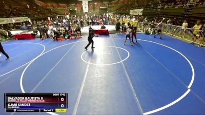 114 lbs Cons. Semi - Salvador Bautista Ii, Coachella Valley Wrestling Club vs Ojani Sandez, California