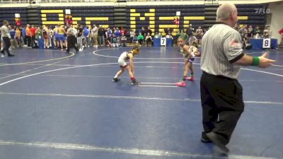 56 lbs Round Of 16 - Zachary Zuercher, Eagle WC vs Tyanna Evans, Orchard South WC