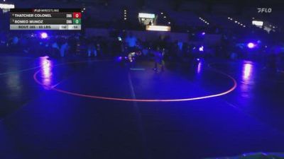 65 lbs Quarters - Romeo Munoz, Sublime Wrestling Academy vs Thatcher Colonel, Sublime Wrestling Academy