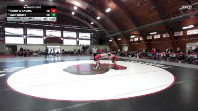 157 lbs Cons. Round 2 - Jack Kohrs, Oneonta State vs Colby D`Andria, Oneonta State