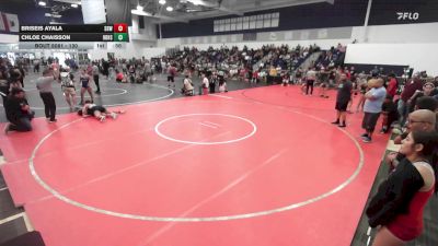 130 lbs Quarterfinal - Briseis Ayala, SoCal Bears WC vs Chloe Chaisson, Huntington Beach High School