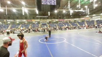 58 lbs Round Of 16 - Weston55.3 Paladini, Black Fox Wr Ac vs Boone Klingelhoefer, Hammers Wrestling