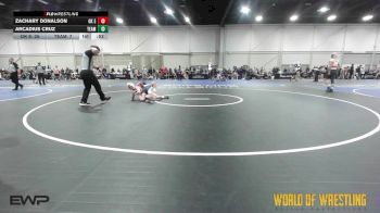 115 lbs Semifinal - Zachary Donalson, OK Elite 14U 1 vs Arcadius Cruz, Team Dash 14U