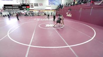 170 lbs Champ. Round 1 - Victorria Barron, BENTON vs Amilliana McKenzie, Raymore Peculiar Jv