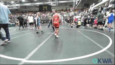 70 lbs Quarterfinal - Kruise Hickman, Lexington Wrestling Club vs Kevin Gingrich, Division Bell Wrestling