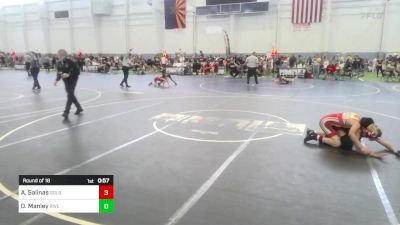 109 lbs Round Of 16 - Atticus Salinas, Gold Rush Wrestling vs Daniel Manley, Riverside Rascals