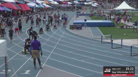 2026 AAU Junior Olympic Games - Youth Boys' 200m Hurdles, Prelims 3 - Age 14