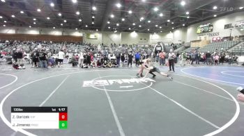 130 lbs Final - Zaydin Daricek, Top Fuelers WC vs James Jimenez, Predators WC