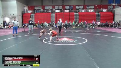 60 lbs Cons. Semi - Bolton Finlayson, Stronghold vs Hudson Conner, Elevate Wrestling Club