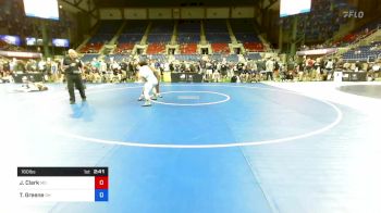 160 lbs Rnd Of 32 - Joseph Clark, Maryland vs Tristin Greene, Ohio